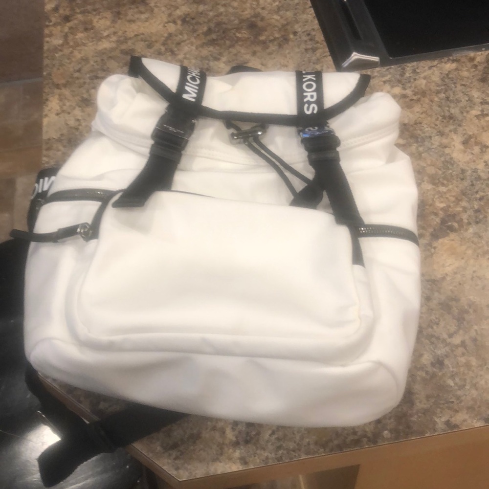 Michael Kors logo backpack